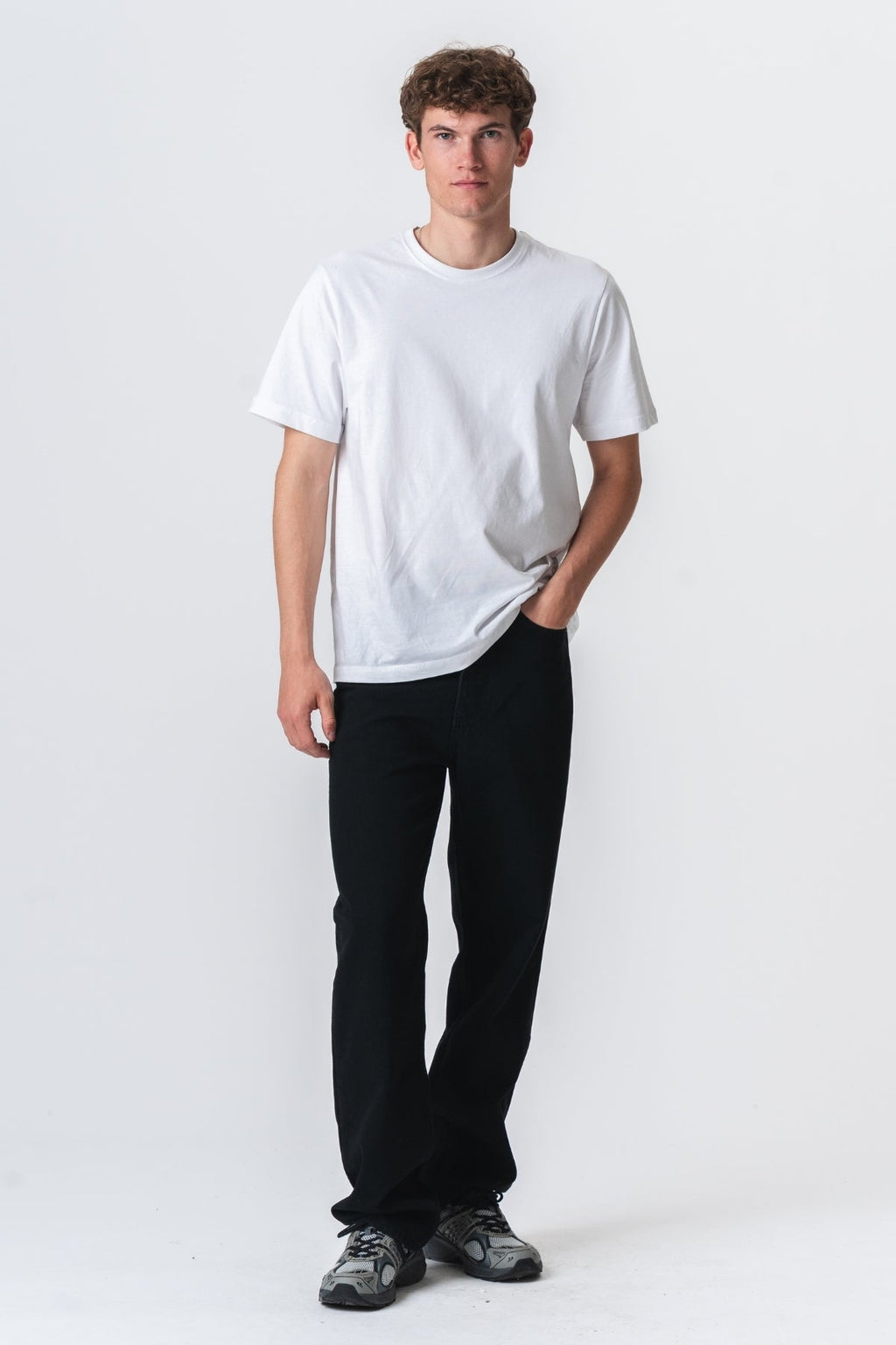 Baggy Jeans - Svart Denim