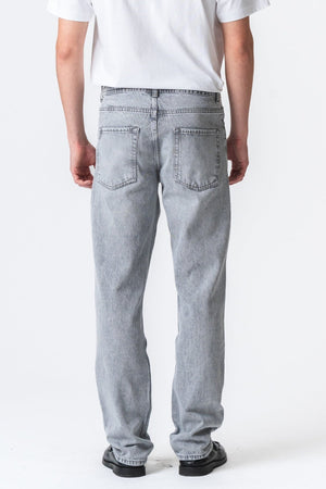 Relaxed Fit Jeans - Grey Denim