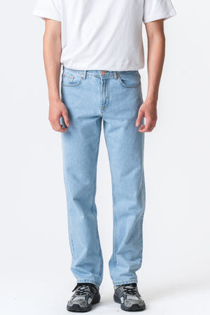 Relaxed Fit Jeans - Light Blue Denim