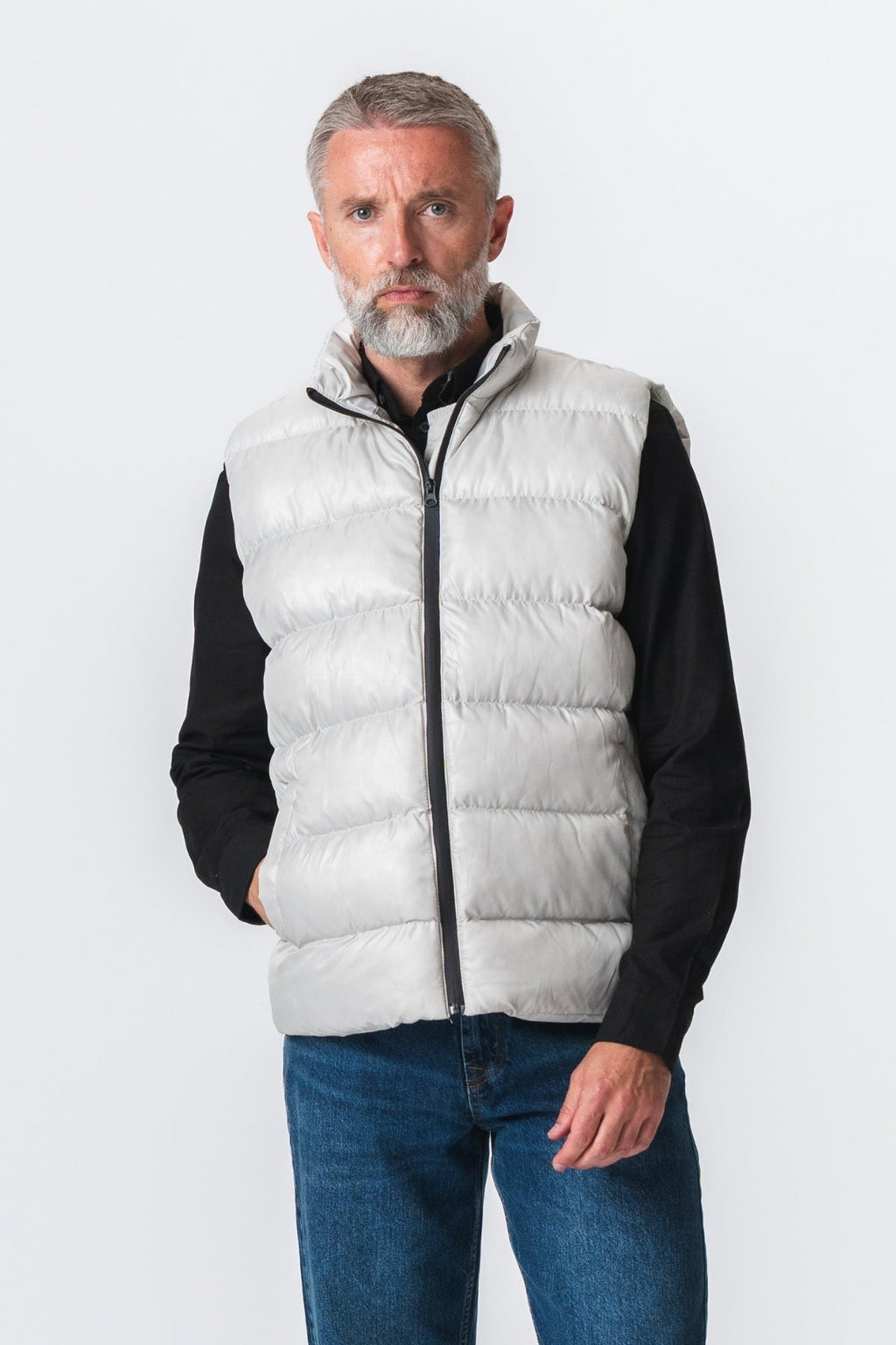 Puffer Vest - Sand