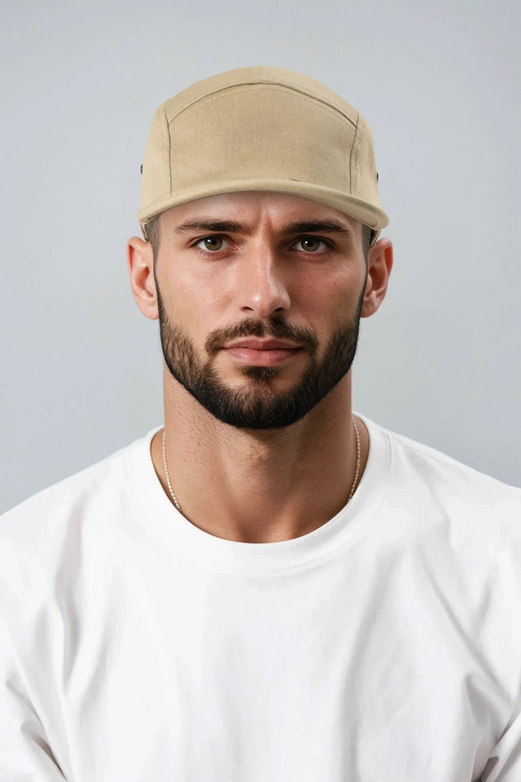 5 Panel Cap - Khaki