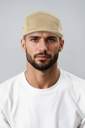 5 Panel Cap - Khaki