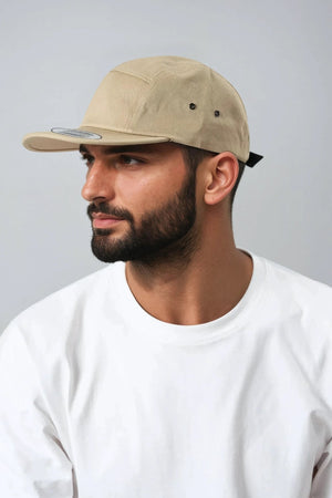 5 Panel Cap - Khaki