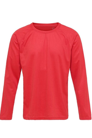 Långärmad  Gym Tee - Röd