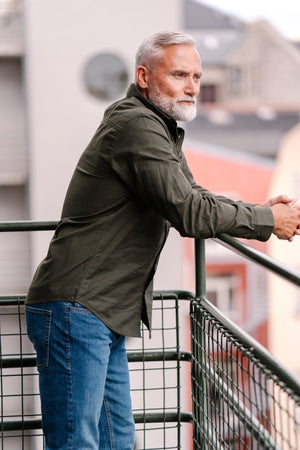 Originalet Performance Oxford Skjorta - Mörkgrön