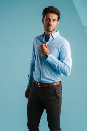 Originalet Performance Skjorta - Ljusblå