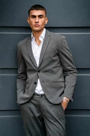 Originalet Performance Kostym Regular fit - (Mörkgrå)