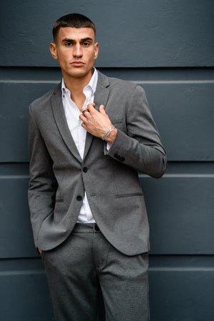 Originalet Performance Kostym Regular fit - (Mörkgrå)