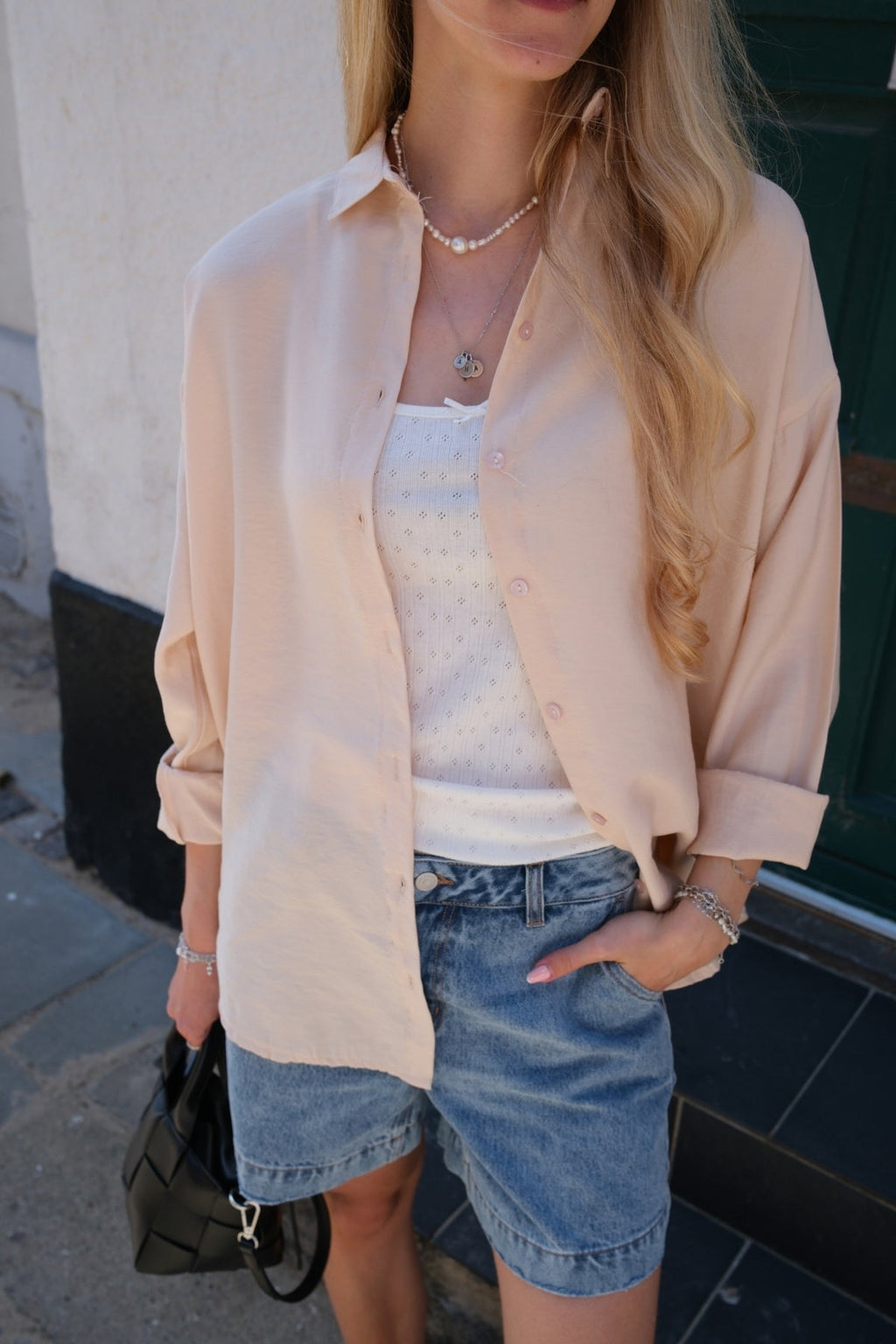 Mia Skjorta - Beige