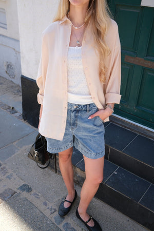 Mia Skjorta - Beige