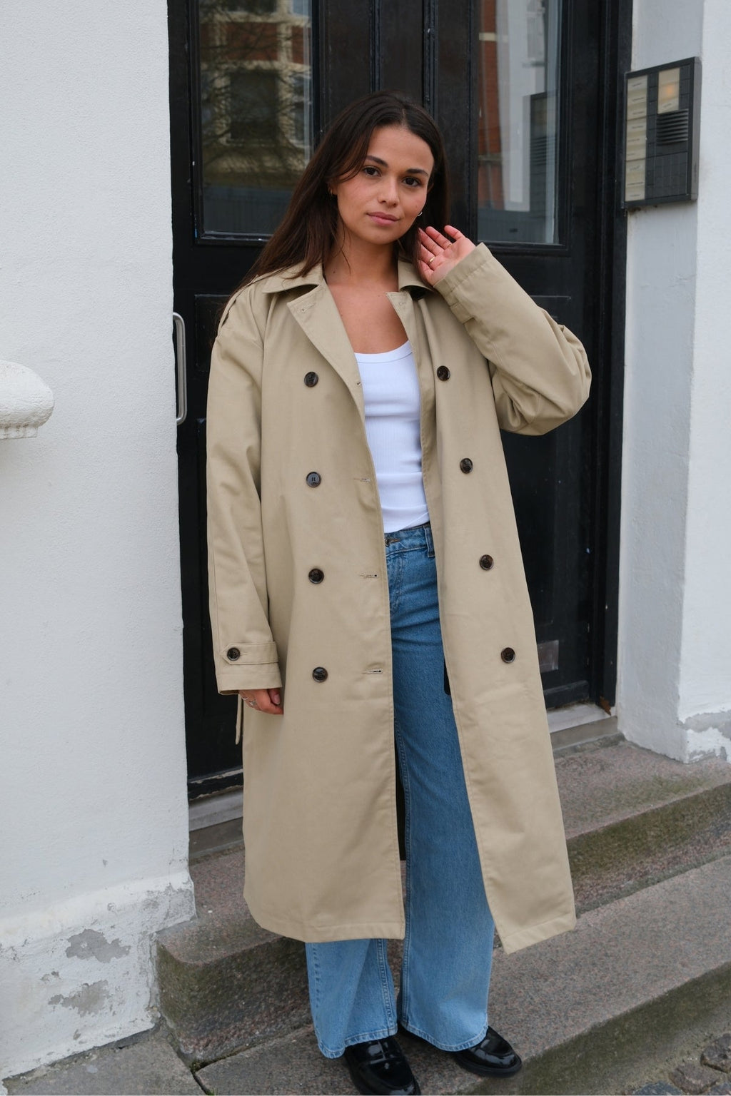 Linea trenchcoat - Sand