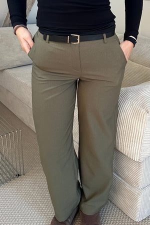 Talia Baggy Byxor - Khaki