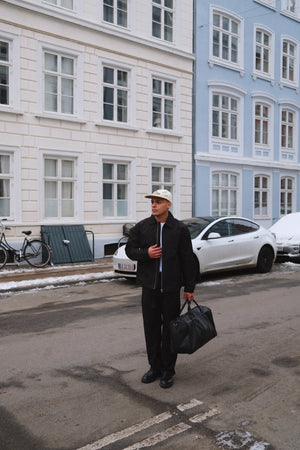 Short Zip Jacket - Svart