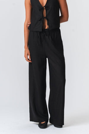 Linne Pants - Svart