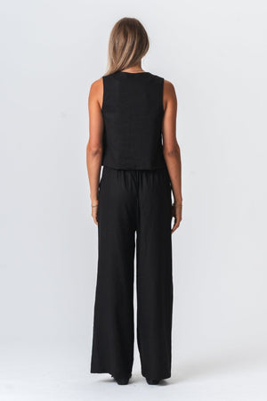 Linne Pants - Svart