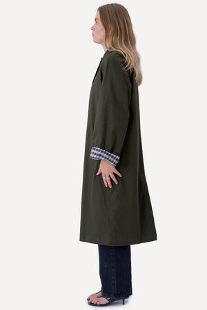 Livia Trenchcoat - Olivgrön