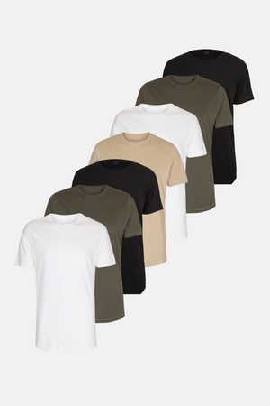 Long T-shirt - Paketerbjudande (7 st)