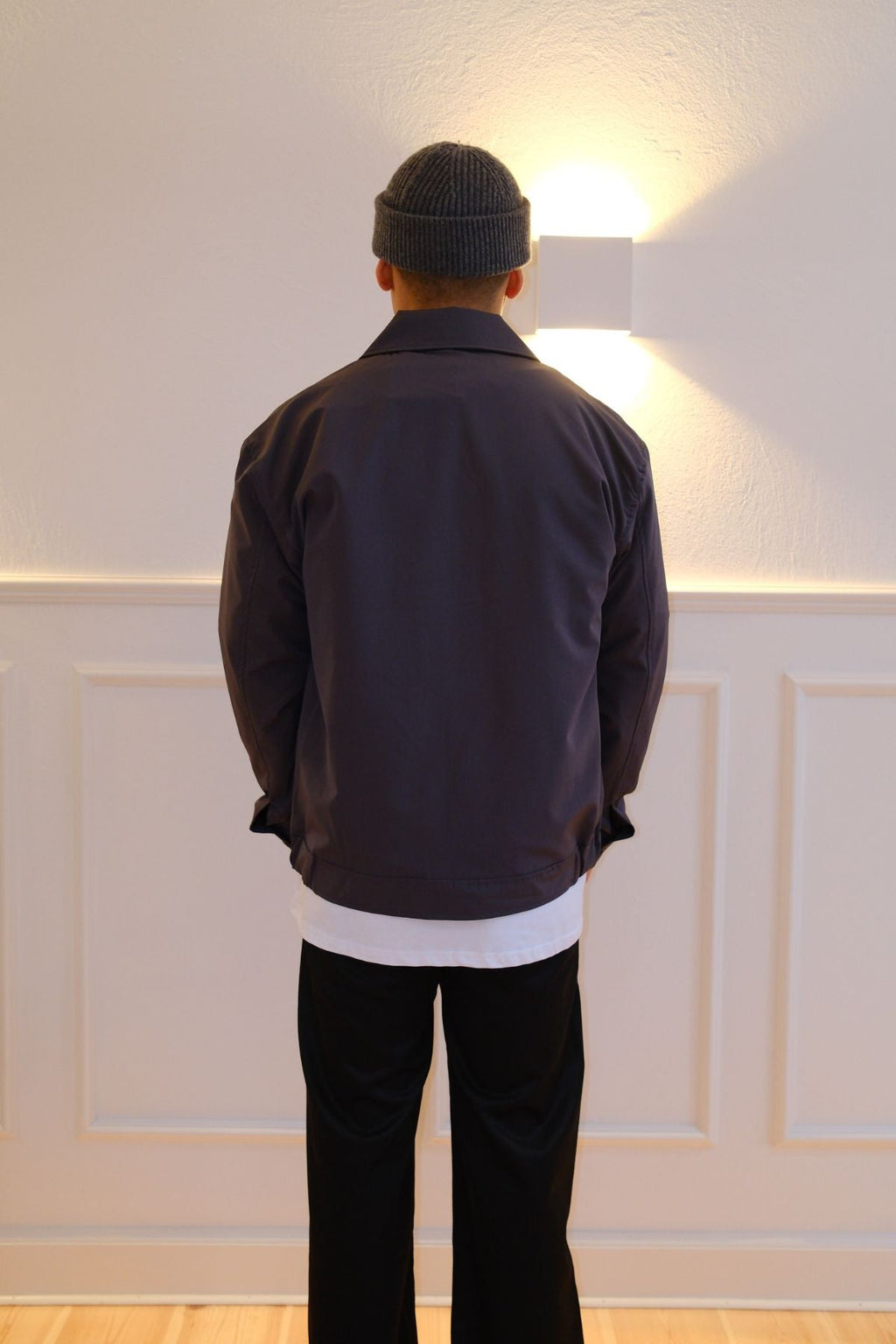 Milan Zipper Jacket - Indigoblå