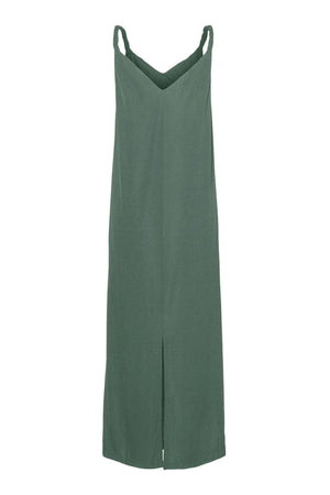 Molly Strap Långklänning - Lagerkrans