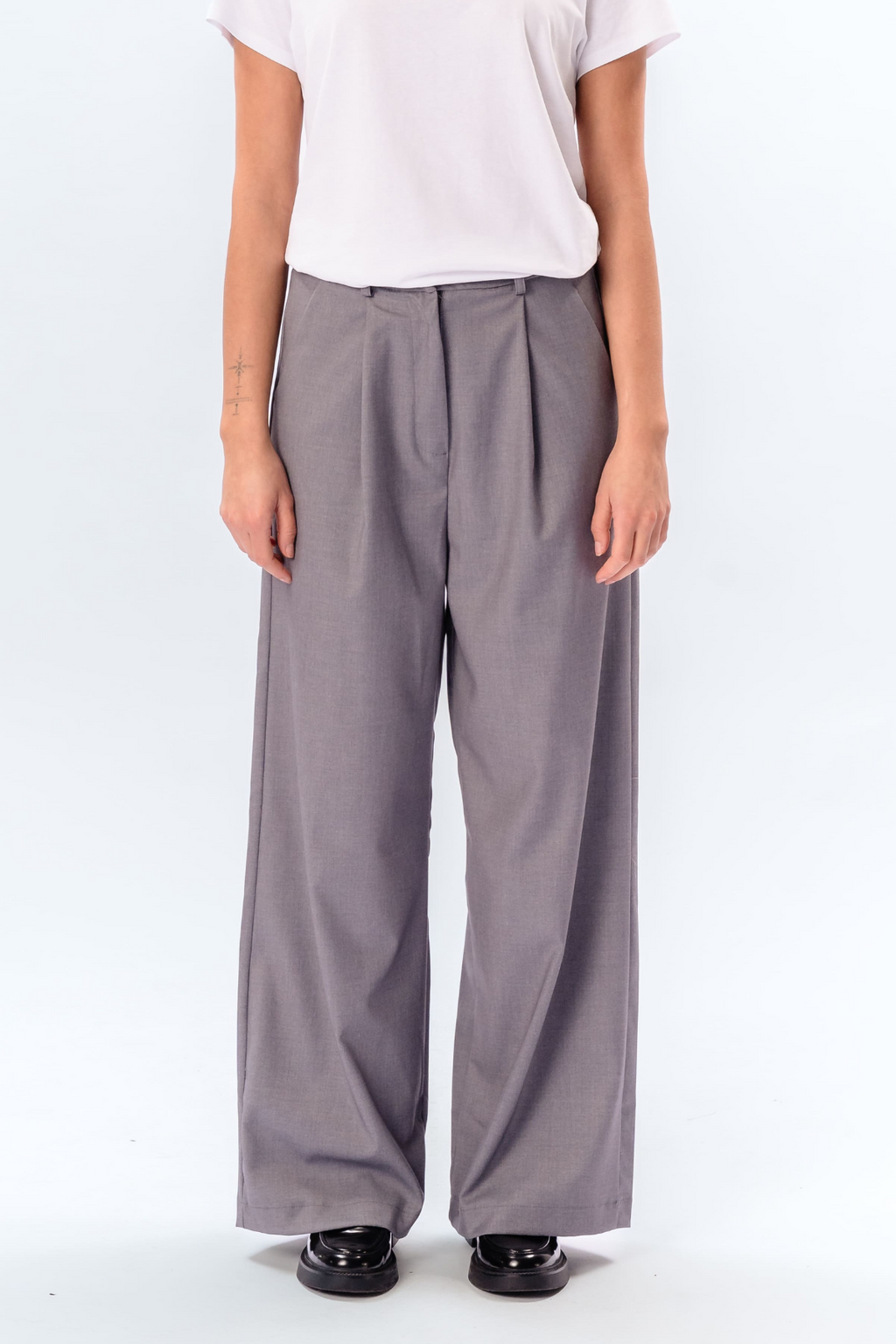 Nadia Pants - Ljusgrå