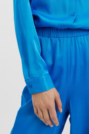 Natalia Högmidjade Byxor - Munter