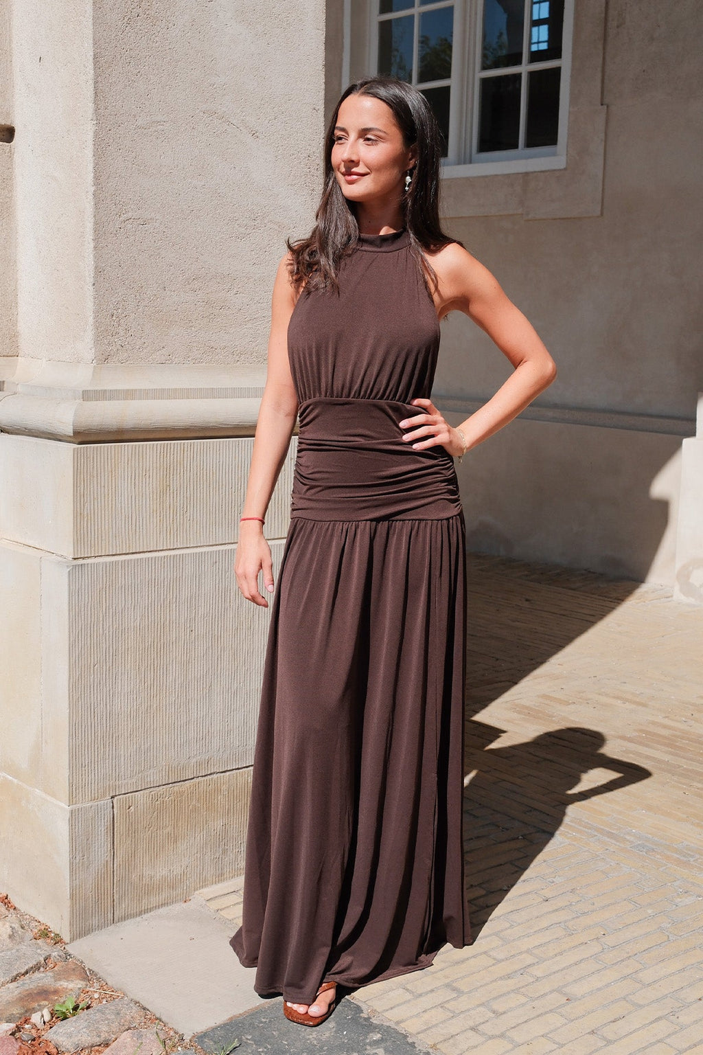 Olivia Dress - Brun