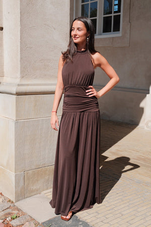 Olivia Dress - Brun
