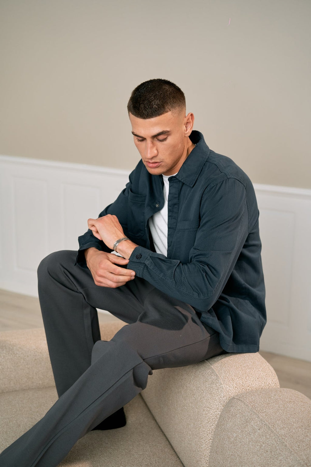 Alex Skjorta Regular Fit - Blå