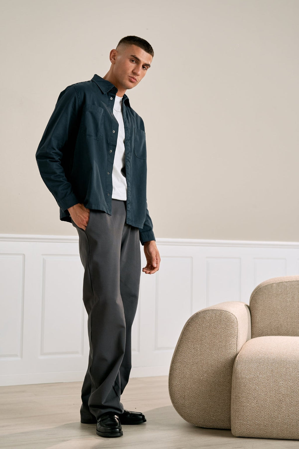 Alex Skjorta Regular Fit - Blå