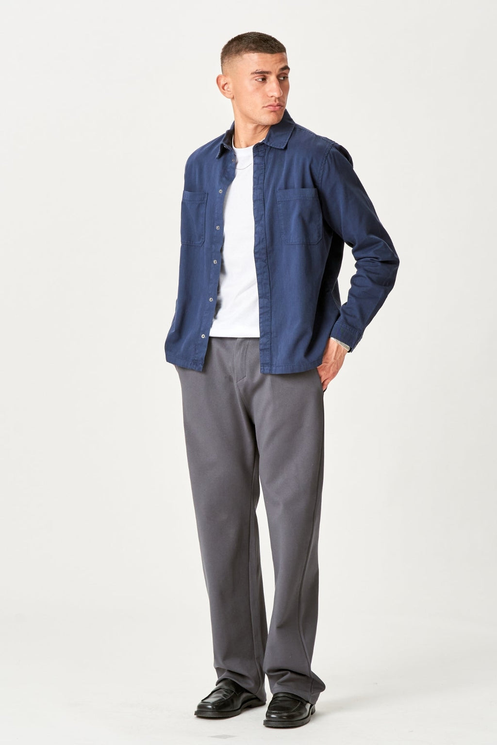 Alex Skjorta Regular Fit - Blå