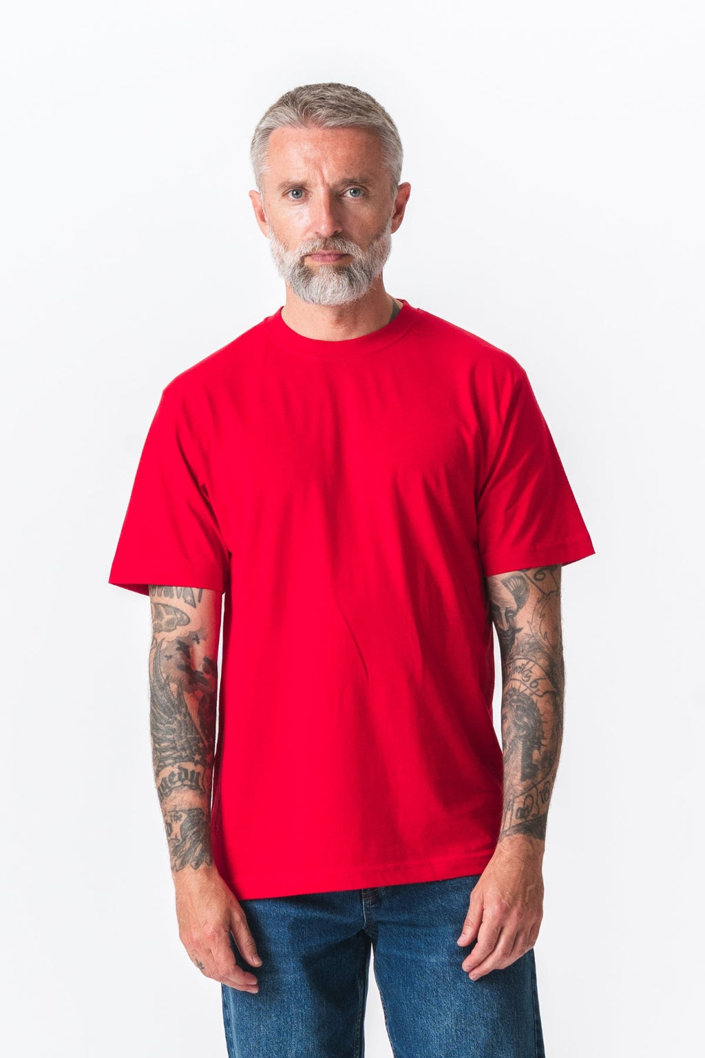 Oversized Tee - Danmarkröd