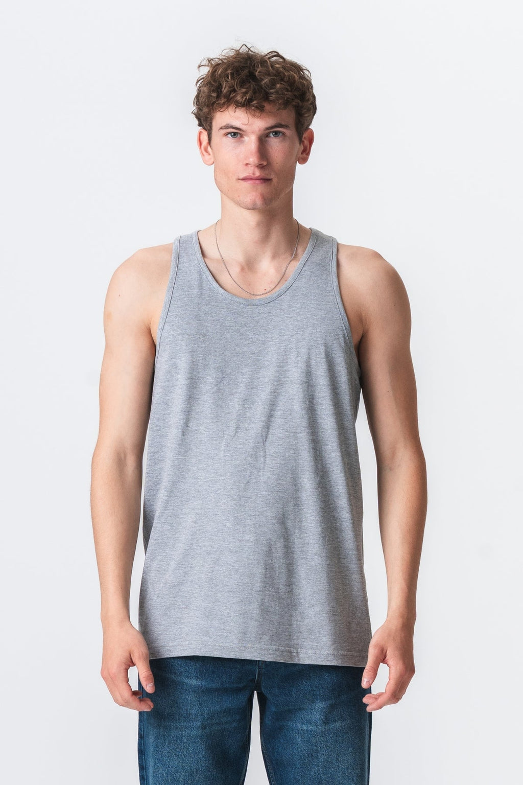 Basic Tank top - Grå
