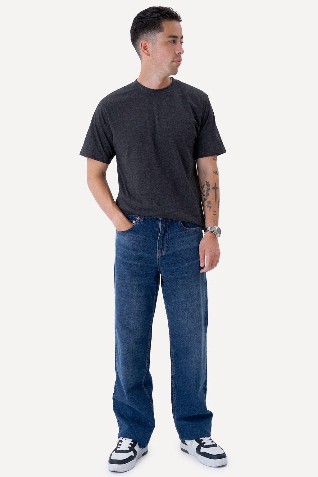 Oversized Tee - Mörkgrå