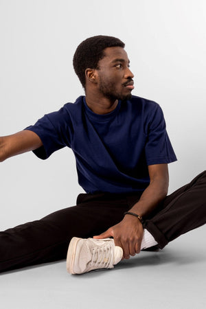 Oversized Tee - Koboltblå