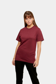 Oversized Tee - Vinröd