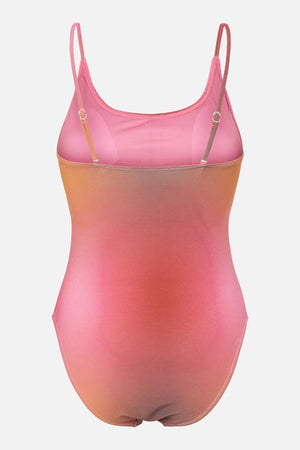 Laomi Lurex Baddräkt - Red Ochre-Gradient