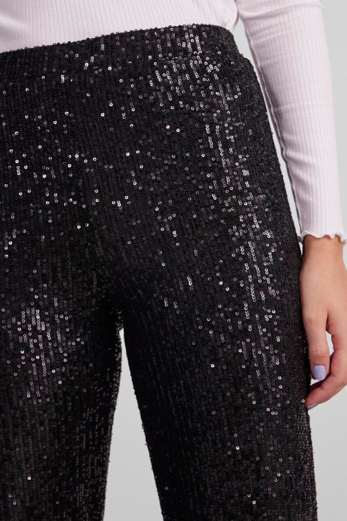 Delphia Wide Byxor - Svart