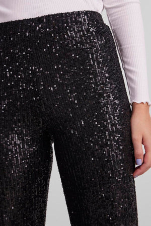 Delphia Wide Byxor - Svart