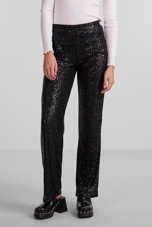 Delphia Wide Byxor - Svart