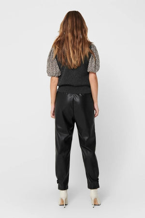 Paris Stickad väst - Mörkgrå