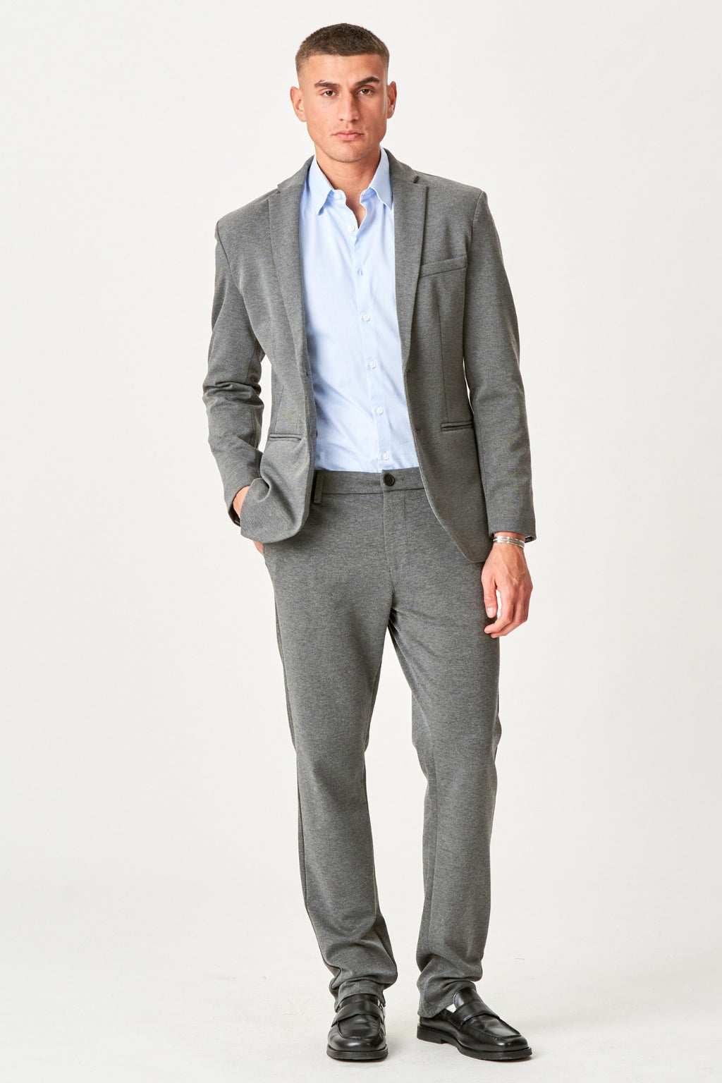 Originalet Performance Kostym Regular fit - (Mörkgrå)