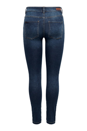 Performance Jeans - Blå denim (mid waist)