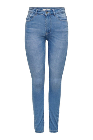 Performance Jeans - Ljusblå (Mid Waist)