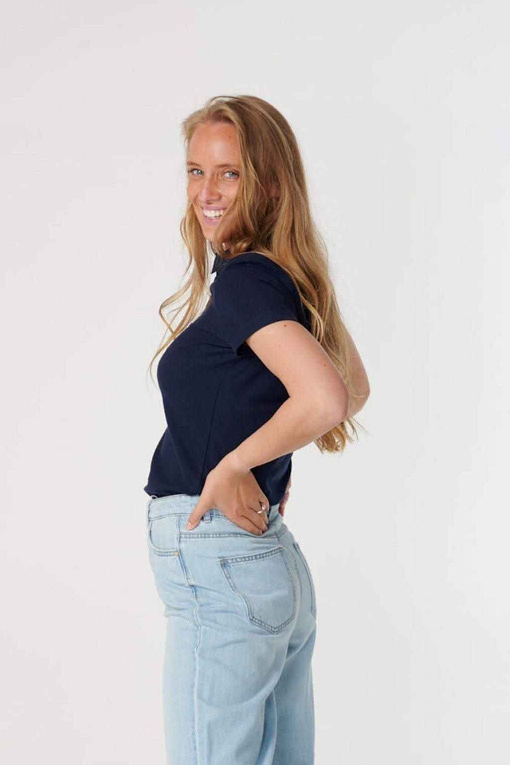 Poloskjorta - Marinblå