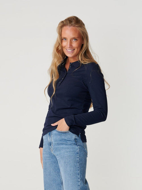 Polo Shirt - Navy - TeeShoppen - Blå