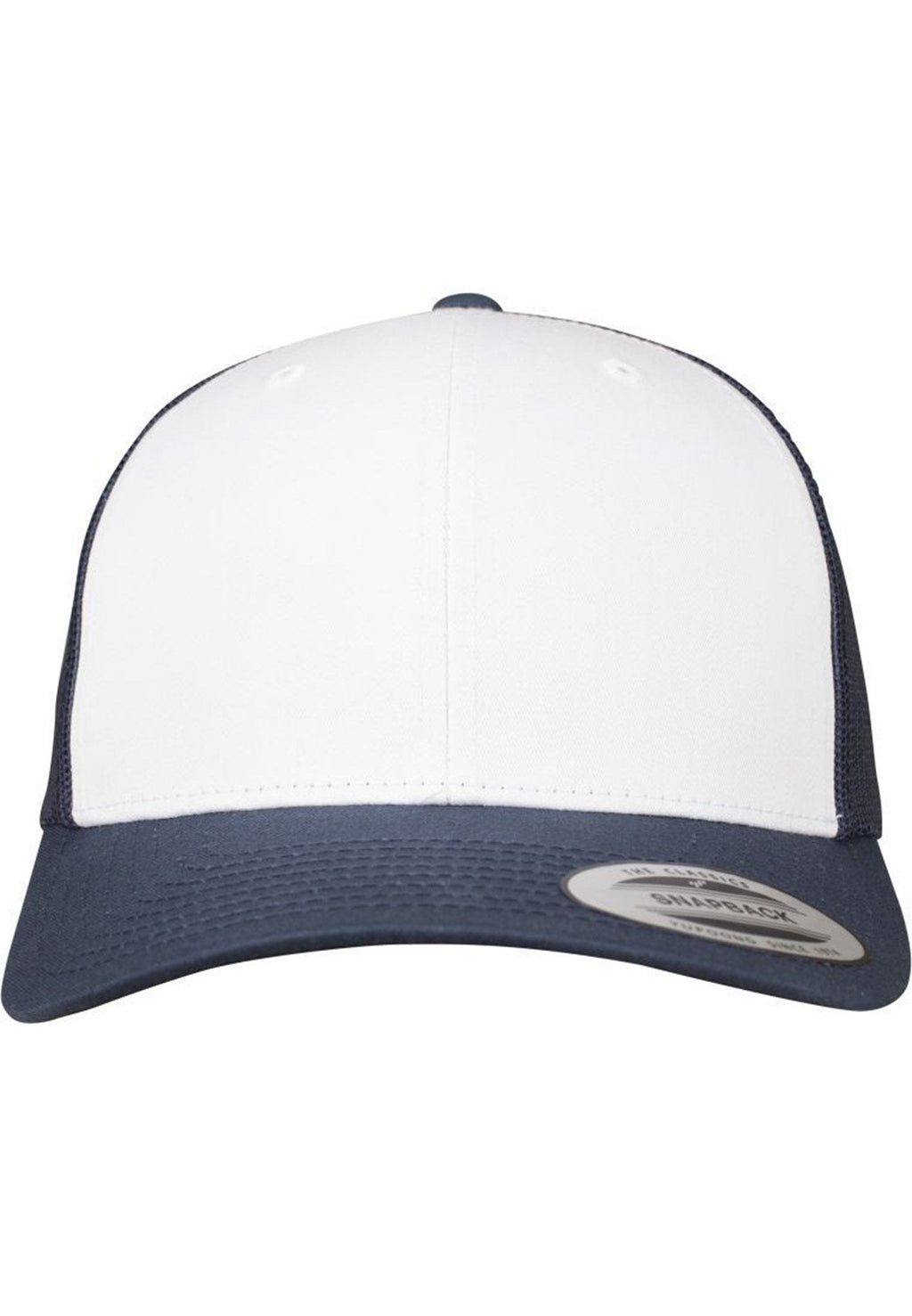 Retro Trucker Colored Front - Marinblå