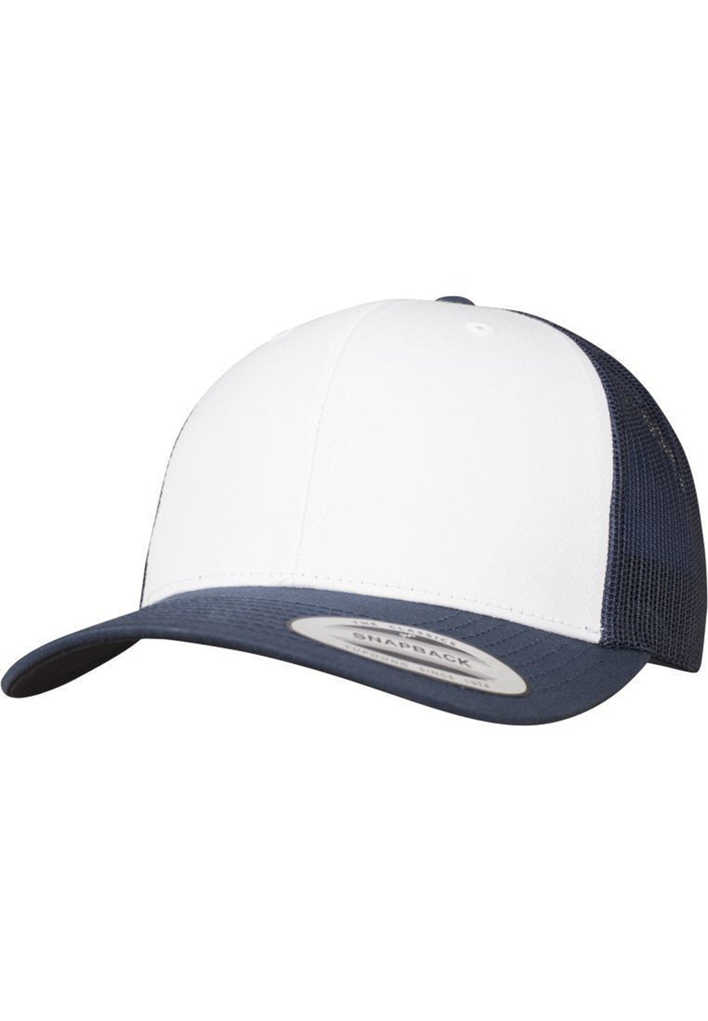 Retro Trucker Colored Front - Marinblå