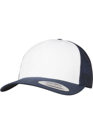 Retro Trucker Colored Front - Marinblå