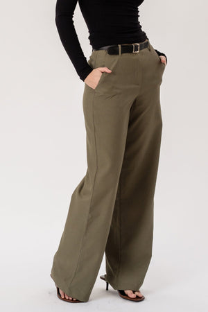 Talia Baggy Byxor - Khaki