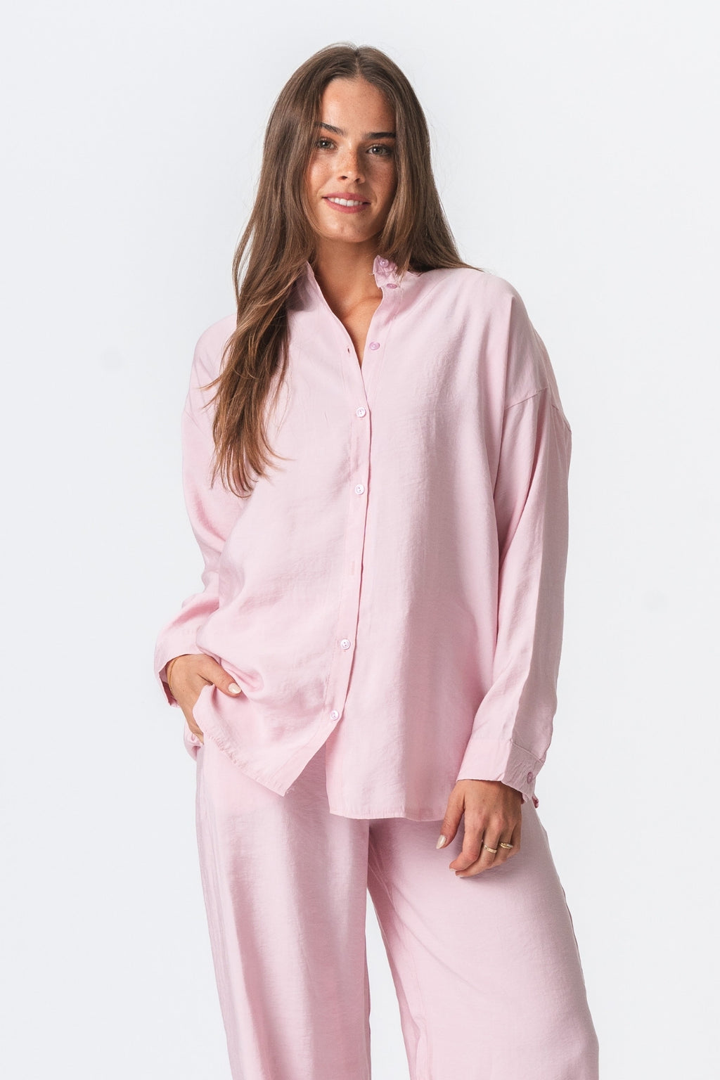 Mia Byxor + Mia Skjorta - Rosa – Paketerbjudanden